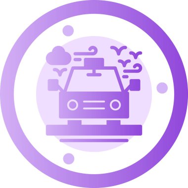 - Araba. Web simgesi basit illüstrasyon