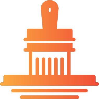 ABD Anma Günü simgesi düz stil