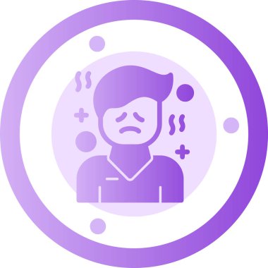 avatar. Web simgesi basit illüstrasyon