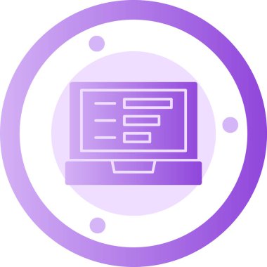 Web simgesi, vektör illüstrasyonu