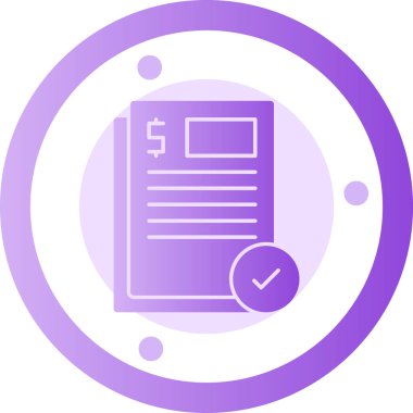 kontrol listesi simgesi, basit vektör illüstrasyonu