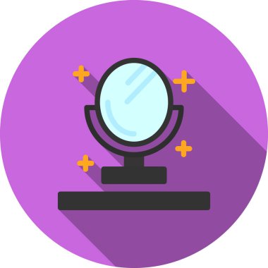 Bir aynanın vektör çizimi