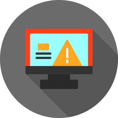 Dizüstü bilgisayar simgesi vektör çizimi