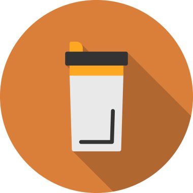 kahve fincanı simgesi, vektör illüstrasyonu