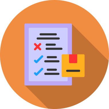 Belge. Web simgesi basit illüstrasyon