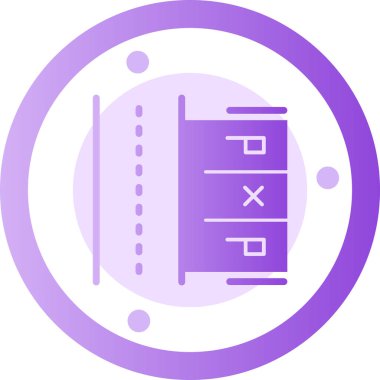 film. Web simgesi basit illüstrasyon