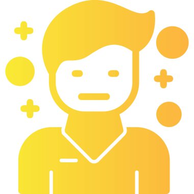 avatar erkek kişi simgesi düz stil