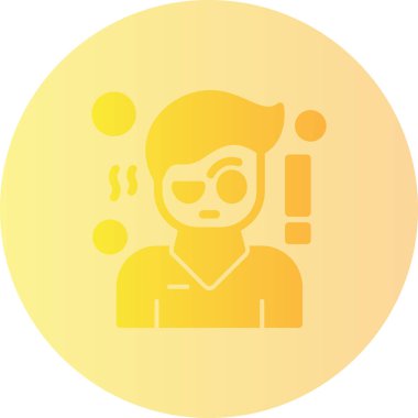 avatar. Web simgesi basit illüstrasyon