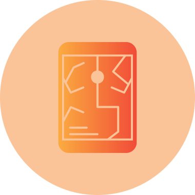 seo modern simgesinin vektör illüstrasyonu