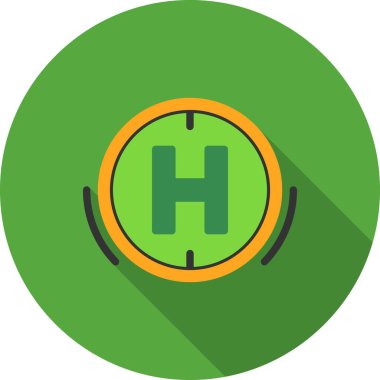 uzun gölge arkaplan için vektör modern düz simge.