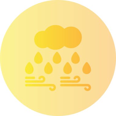 hava durumu modern vektör simgesi