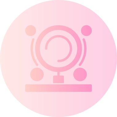 Modern bir simgenin vektör illüstrasyonu