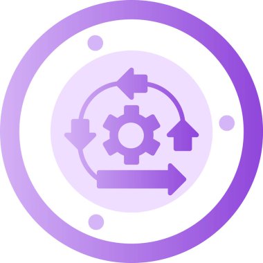 Teçhizat Web simgesi basit illüstrasyon