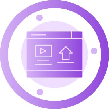 Kamera. Web simgesi basit illüstrasyon