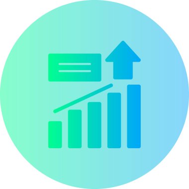 grafik simgesinin vektör illüstrasyonu