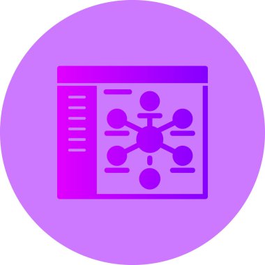 İş simgesinin vektör illüstrasyonu