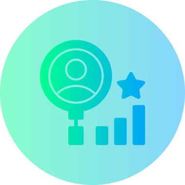 Business Graph vektör simgesi modern basit vektör illüstrasyonu