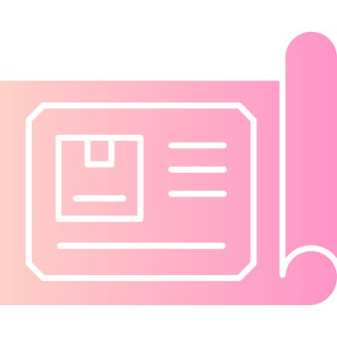 belge simgesi, vektör çizimi