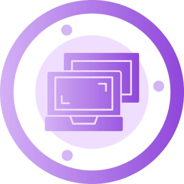 bilgisayar simgesi vektör illüstrasyonu