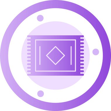 Benzersiz Kamera Vektörü Kabartma Simgesi