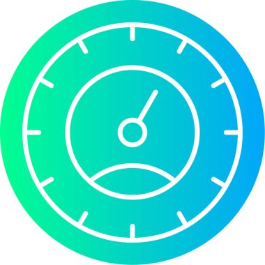 Hız göstergesi. Web simgesi basit tasarım