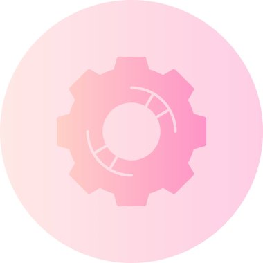 dişli simgesi vektör illüstrasyonu