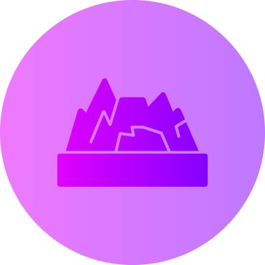 vektör çizim dağlar