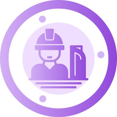 worker web icon vector illustration