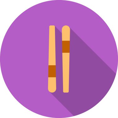 Çubuklar. Web simgesi basit illüstrasyon