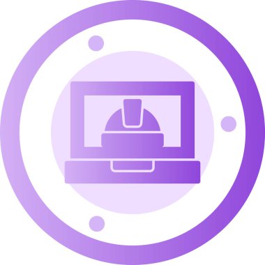 Modern eğitim ikonunun vektör illüstrasyonu