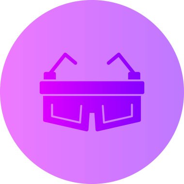 Modern bir binanın vektör çizimi