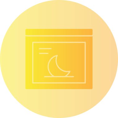 Modern bir simgenin vektör illüstrasyonu