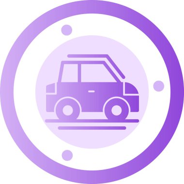 Taksiyle. Web simgesi basit illüstrasyon