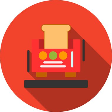 - Araba. Web simgesi basit illüstrasyon