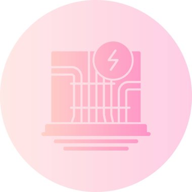 Güç simgesinin vektör illüstrasyonu