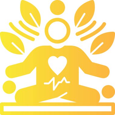 Sarı elbiseli, kalbi olan bir kadın ve erkeğin vektör çizimi