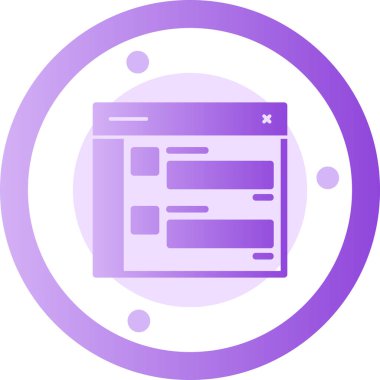 Web Arayüzü. Basit illüstrasyon