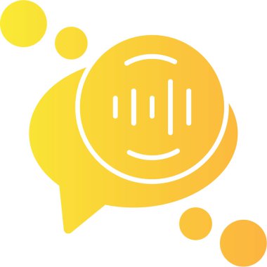 konuşma balonu simgesi, vektör illüstrasyonu