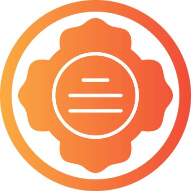 Bir çiçeğin vektör illüstrasyonu