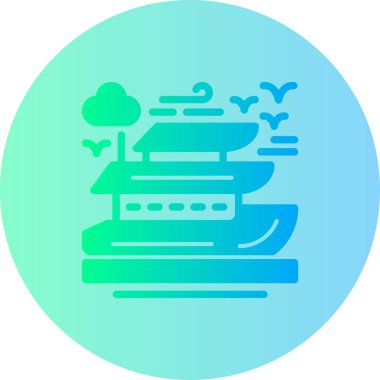 kitap simgesi, vektör illüstrasyonu