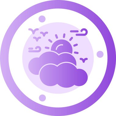 Ay. Web simgesi basit tasarım