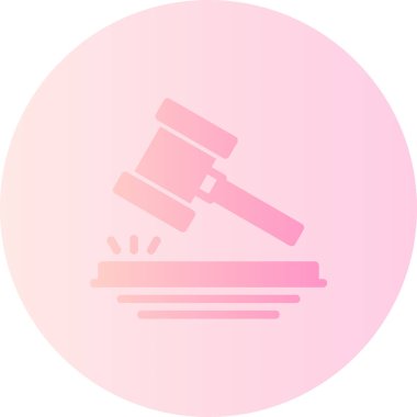 Hukuk simgesinin vektör illüstrasyonu