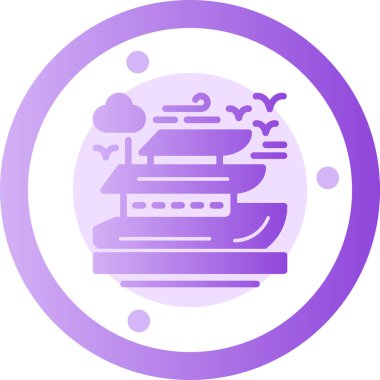 Bir kitabın vektör illüstrasyonu