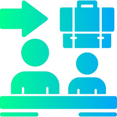 İş ve finans simgesinin vektör illüstrasyonu