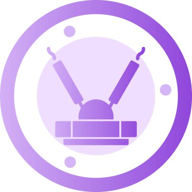 Robot simgesinin vektör illüstrasyonu