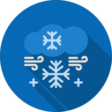 vektör kar tanesi simgesi illüstrasyonu