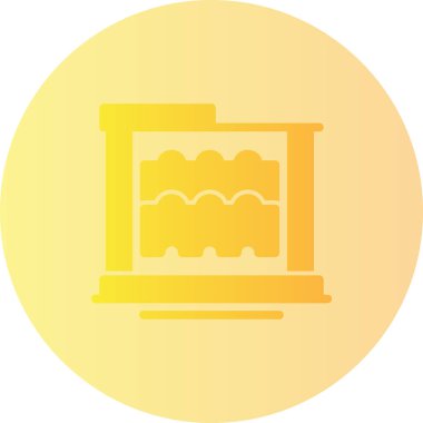 Bir varil simgesinin vektör illüstrasyonu