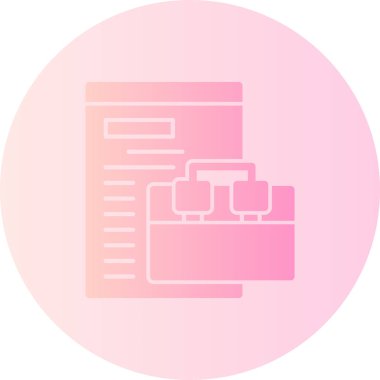 Modern simgenin vektör illüstrasyonu