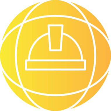 Bir saat simgesinin vektör illüstrasyonu