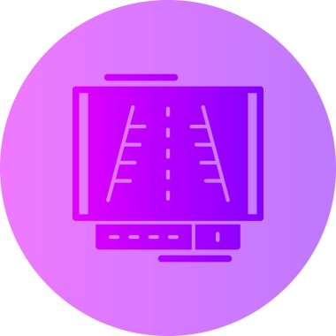 Bilgisayar simgesinin vektör illüstrasyonu